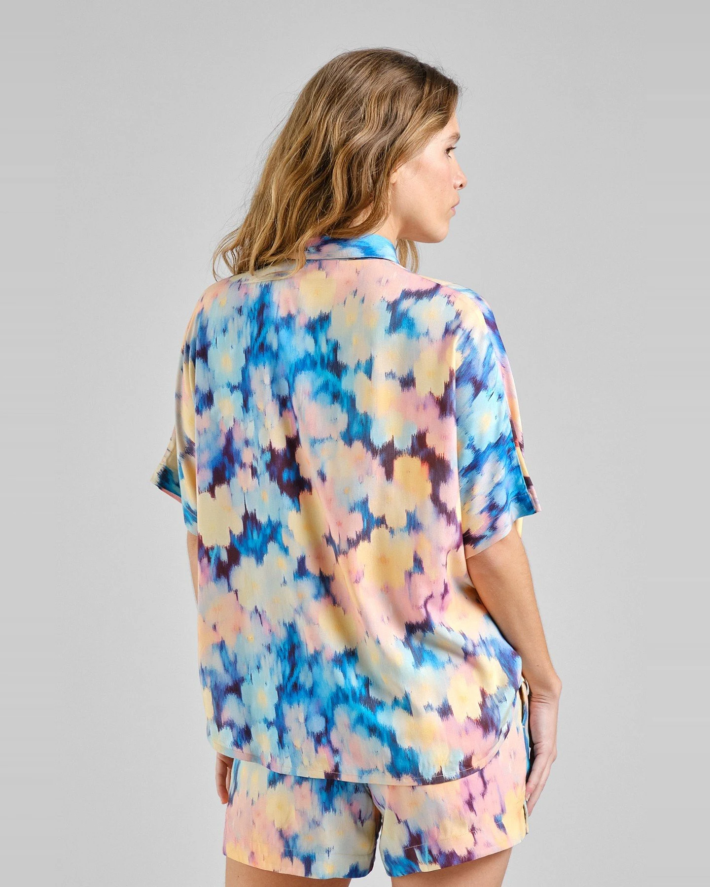 Bluse Alsvik Ikat Field Multi Color Gelb – Ansicht 3