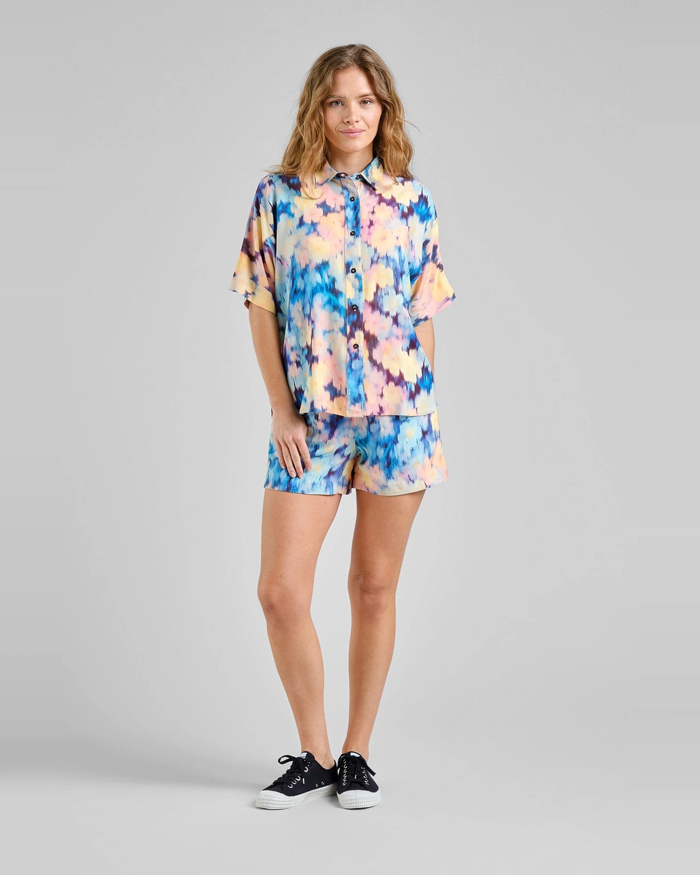 Bluse Alsvik Ikat Field Multi Color Gelb – Ansicht 4