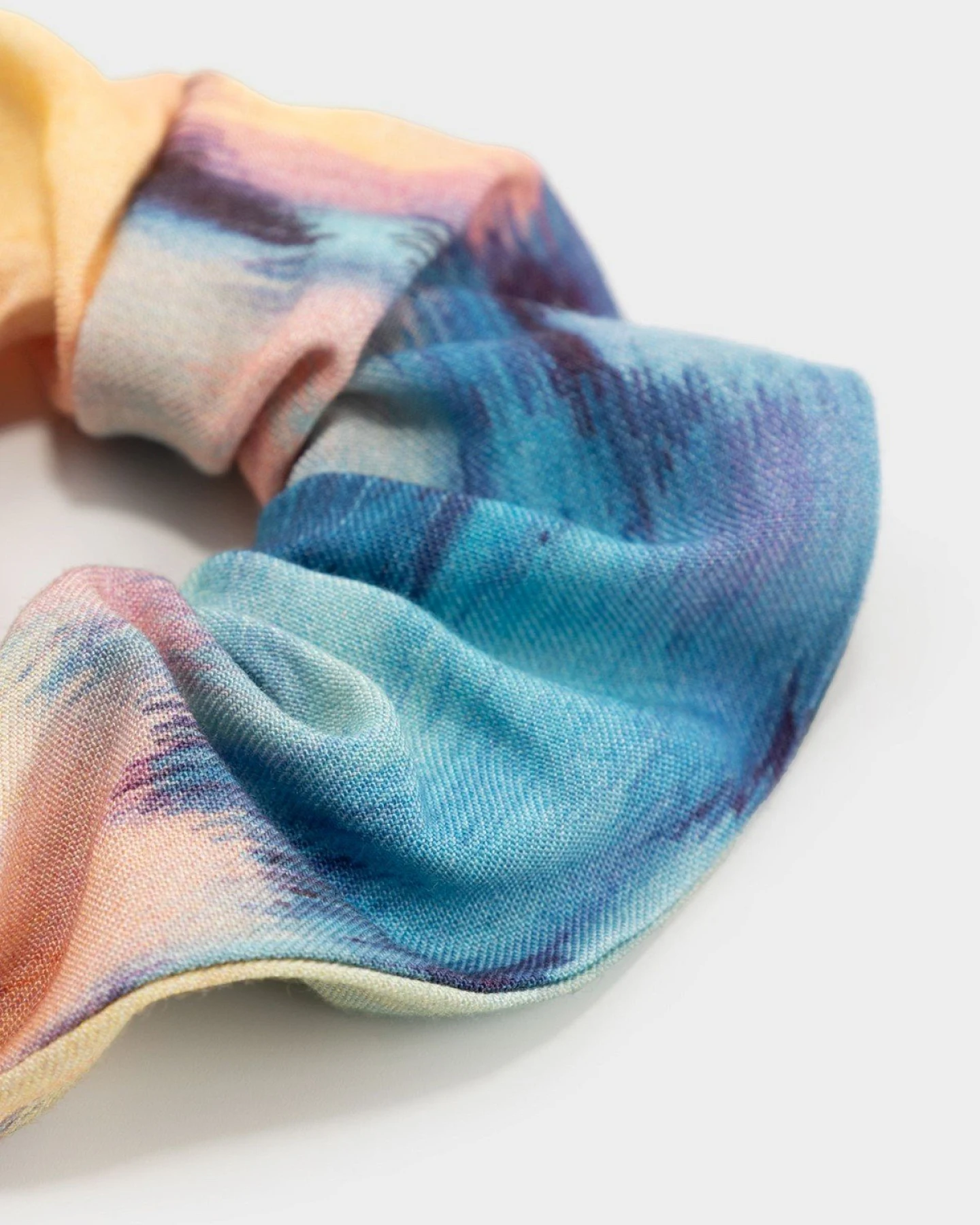 Scrunchie Ikat Field Multi Color Gelb – Ansicht 3