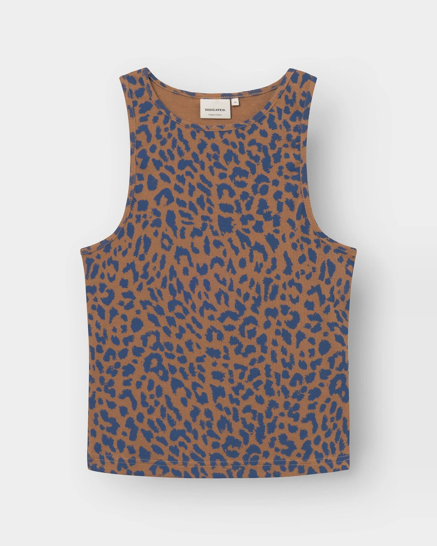 Top Valdermarsvik Rib Leopard Light Brown – Ansicht 4