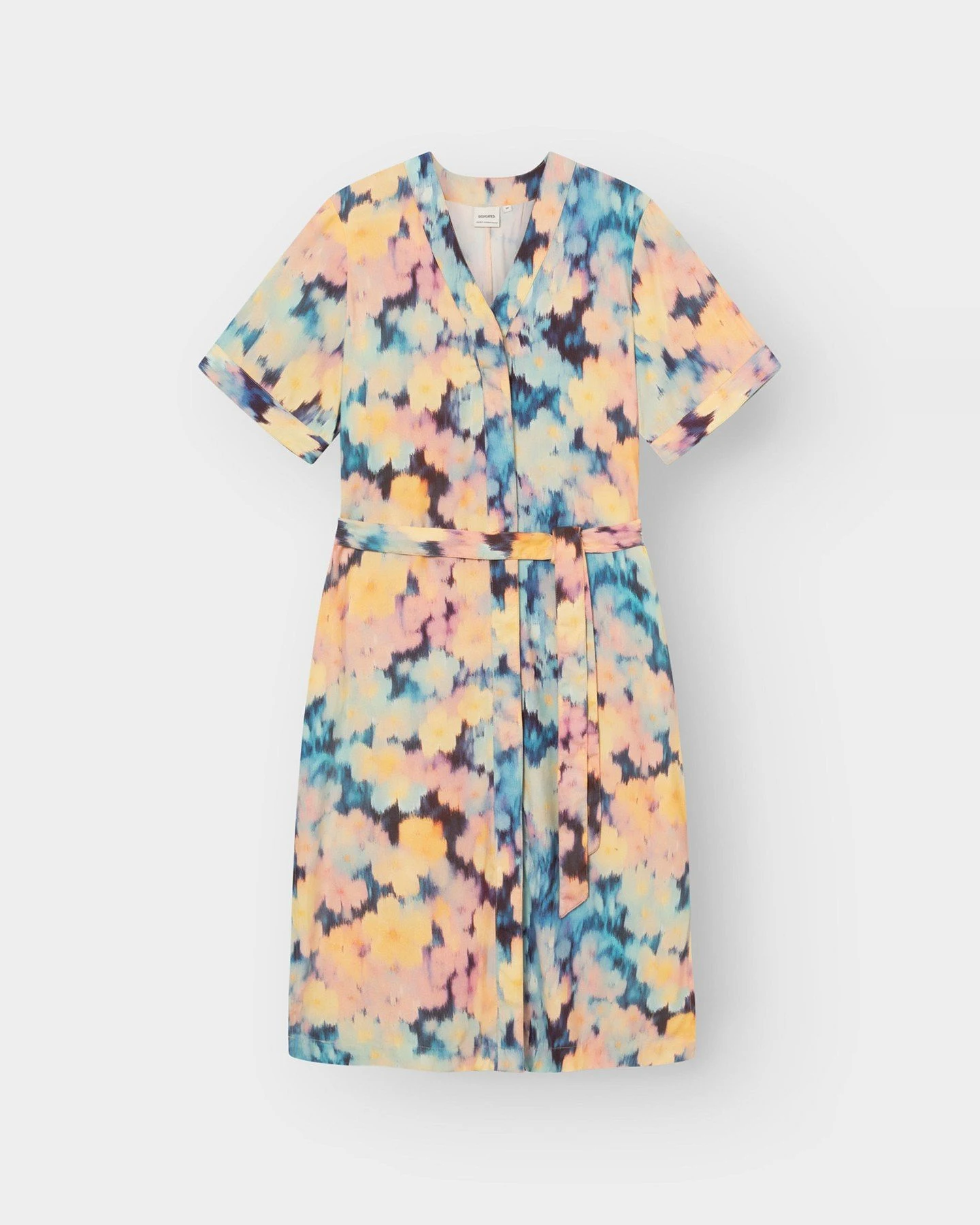 Kleid Kallvik Ikat Field Multi Color Gelb – Ansicht 5
