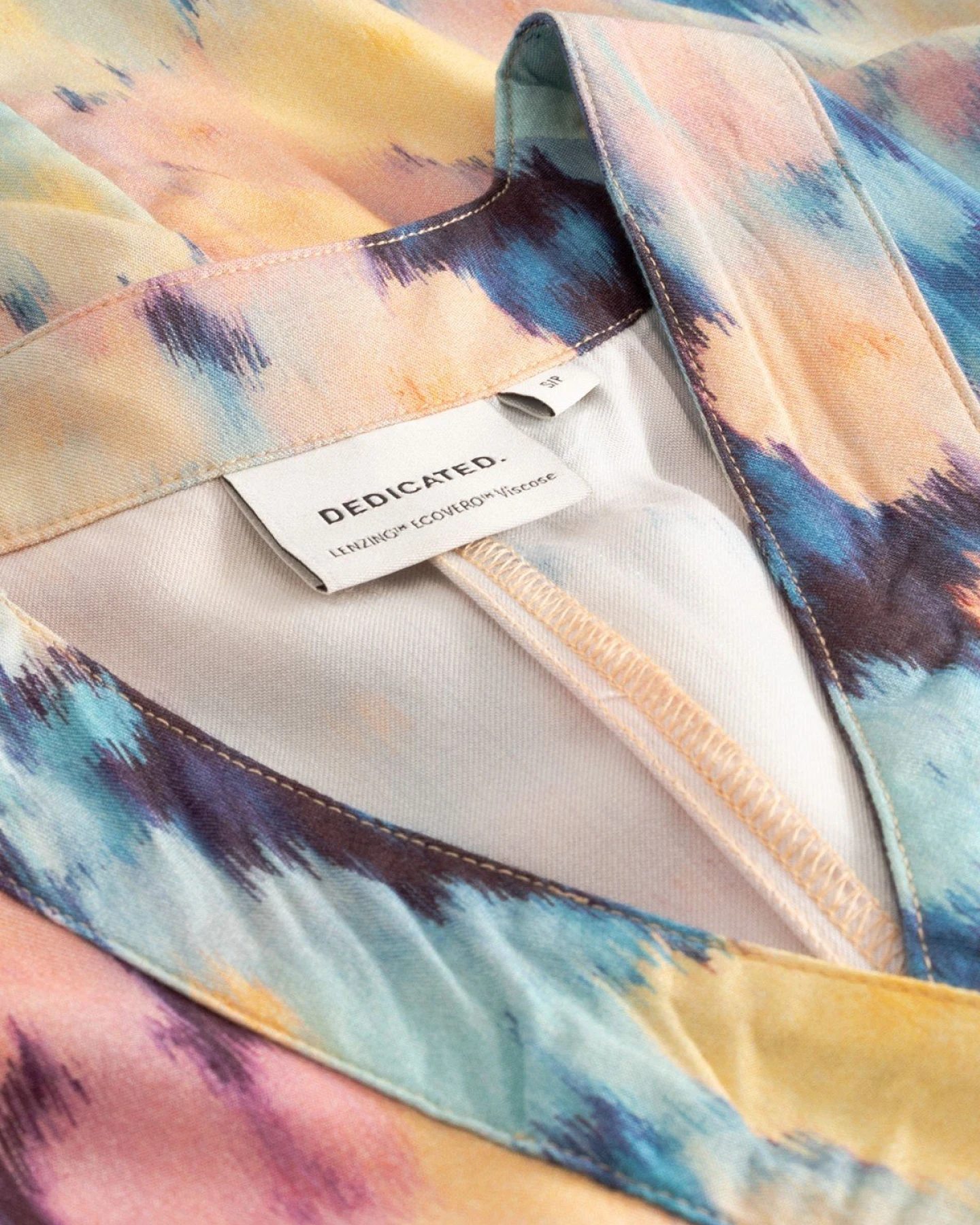 Kleid Kallvik Ikat Field Multi Color Gelb – Ansicht 6