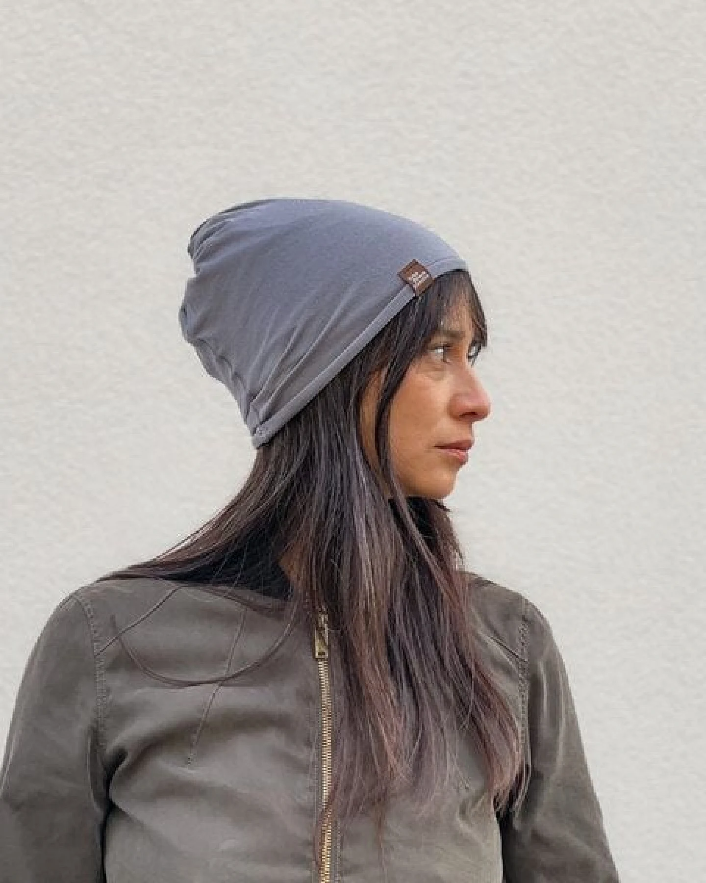 Liebe Deinen Planeten Multi Loop vegane Naturfaser in 3 Größen, viele Farben für Damen und Herren, Multifunktions Schlauchschal aus Modal Jersey TencelTM – Ansicht 4