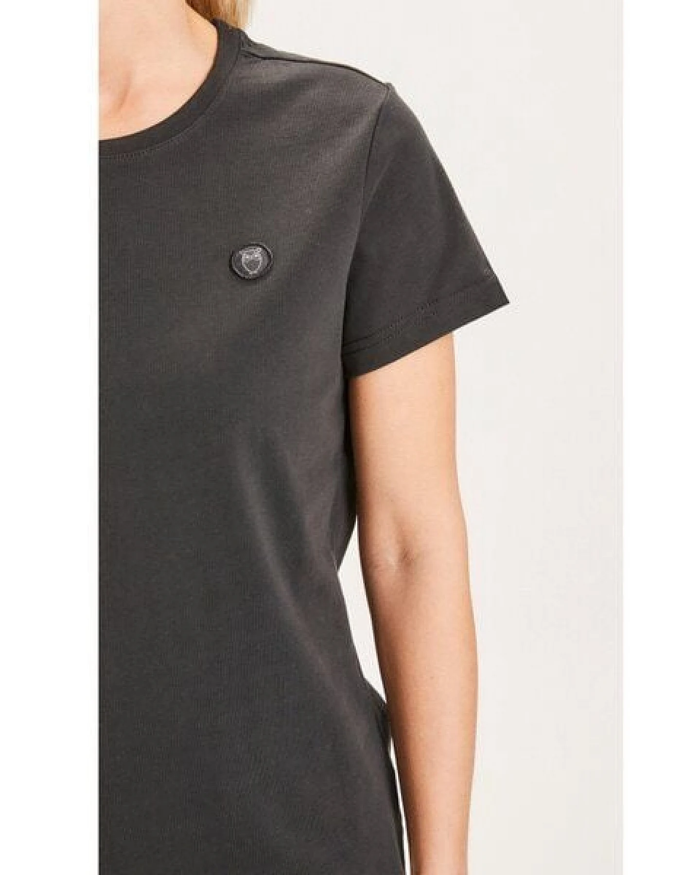 KnowledgeCotton Apparel T-Shirt ROSA mit Eulen-Badge – Ansicht 4