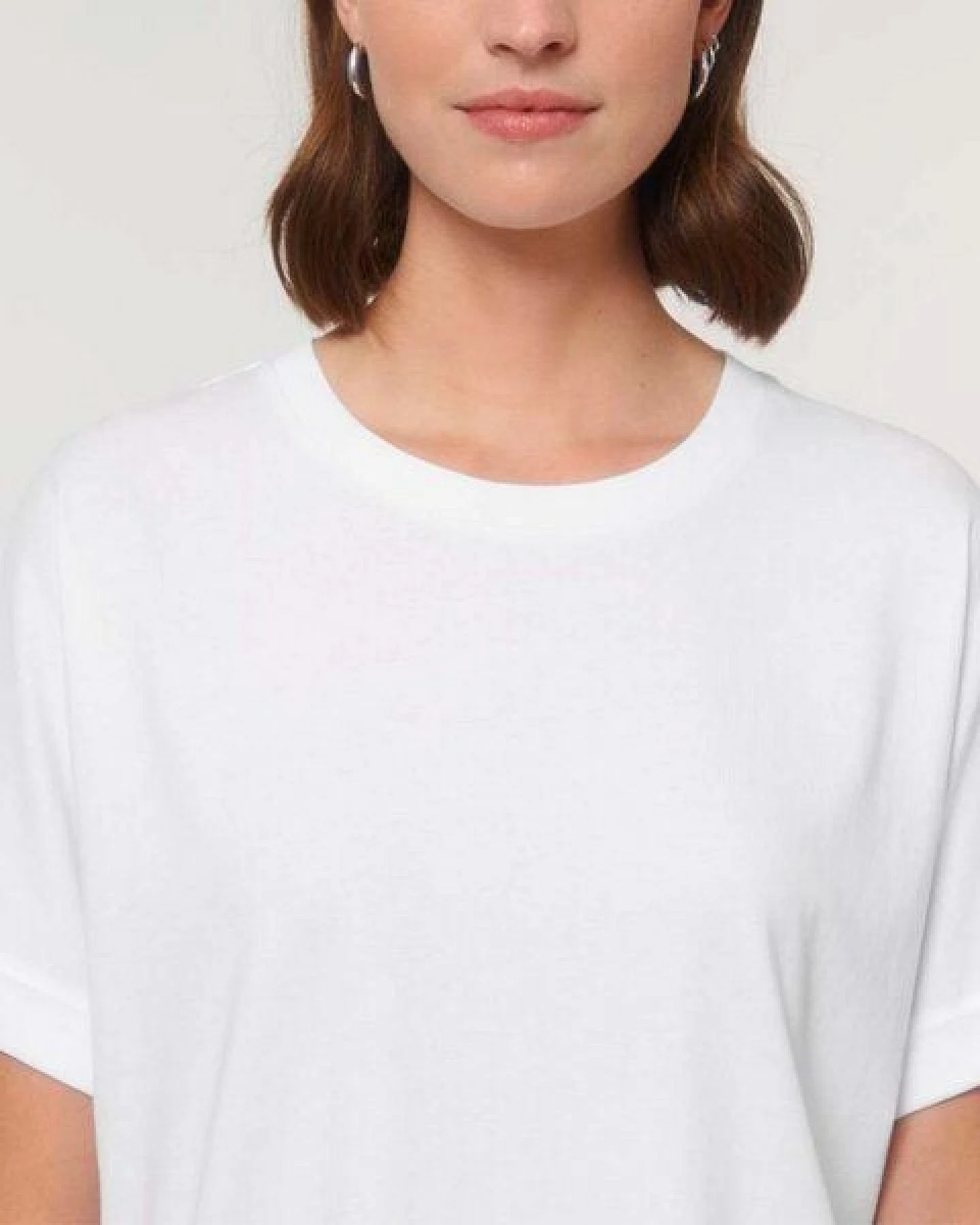 YTWOO Oversize Damen T-Shirt aus nachhaltiger Bio-Baumwolle – Ansicht 3