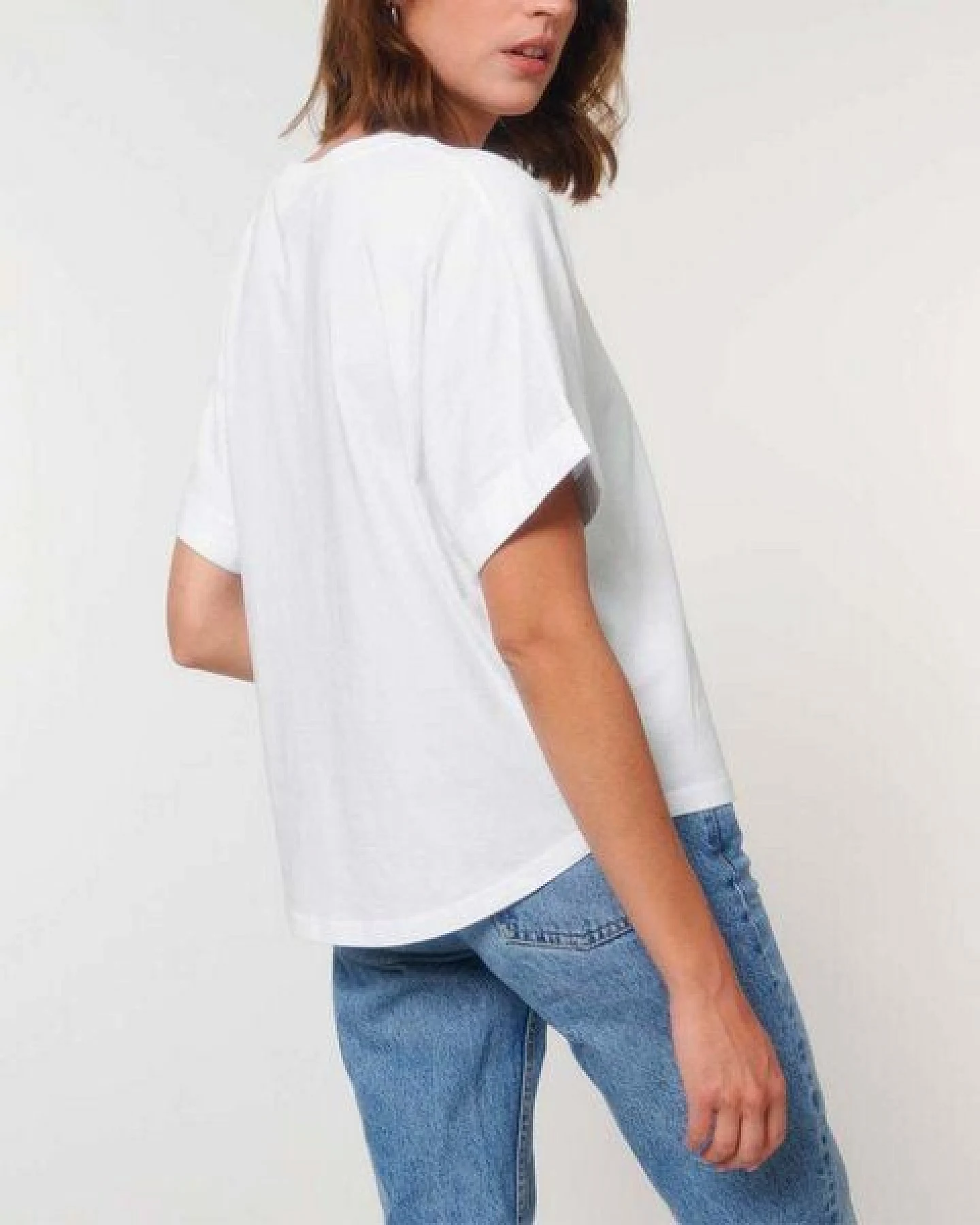 YTWOO Oversize Damen T-Shirt aus nachhaltiger Bio-Baumwolle – Ansicht 4