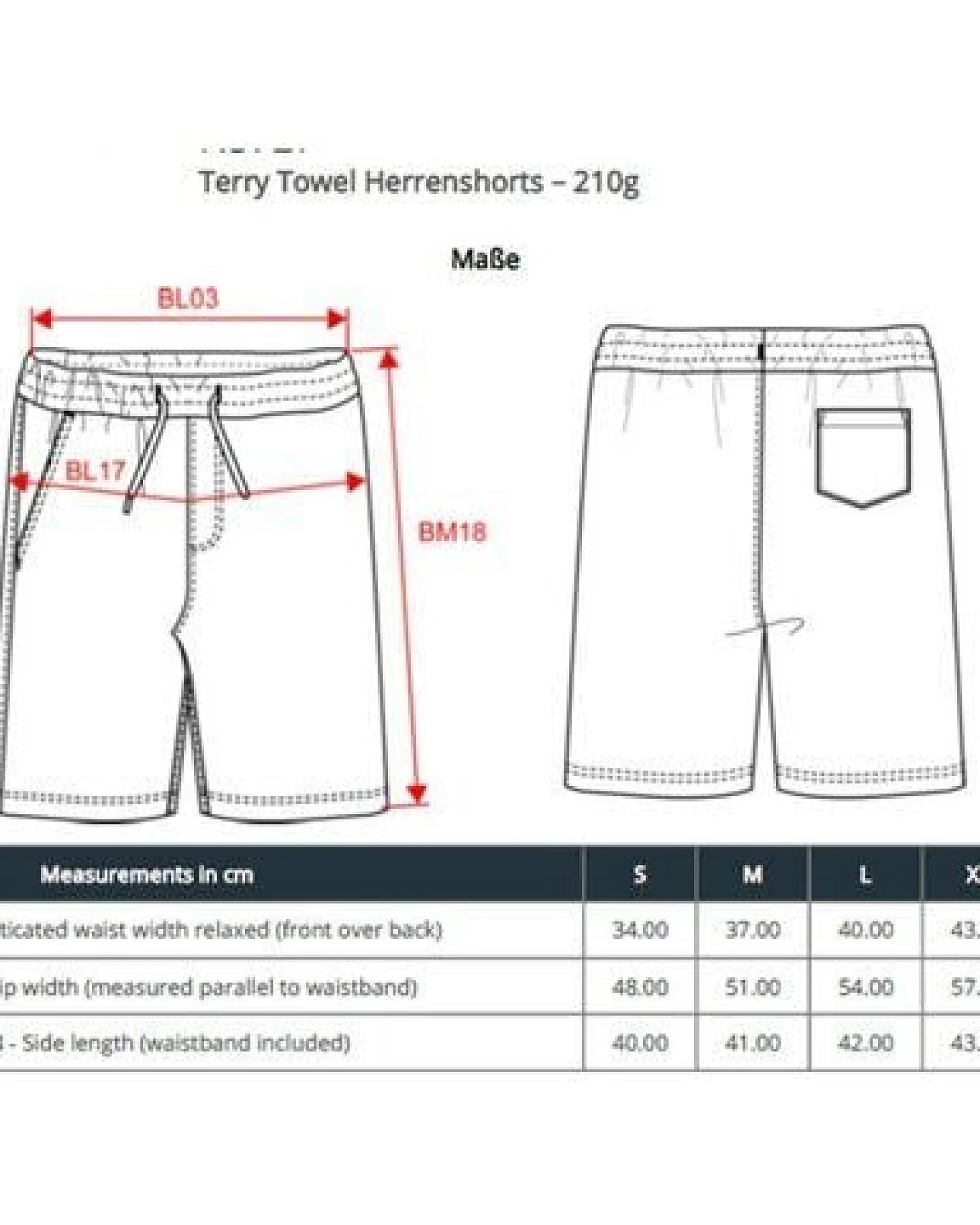 YTWOO Terry Towel Herrenshorts aus Bio-Baumwolle/recyceltem PET – Ansicht 3
