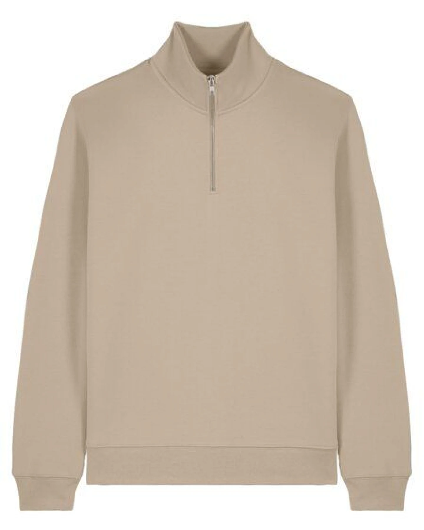 YTWOO Basic Unisex Quater-Zip-Sweatshirt Nachhaltig – Ansicht 2