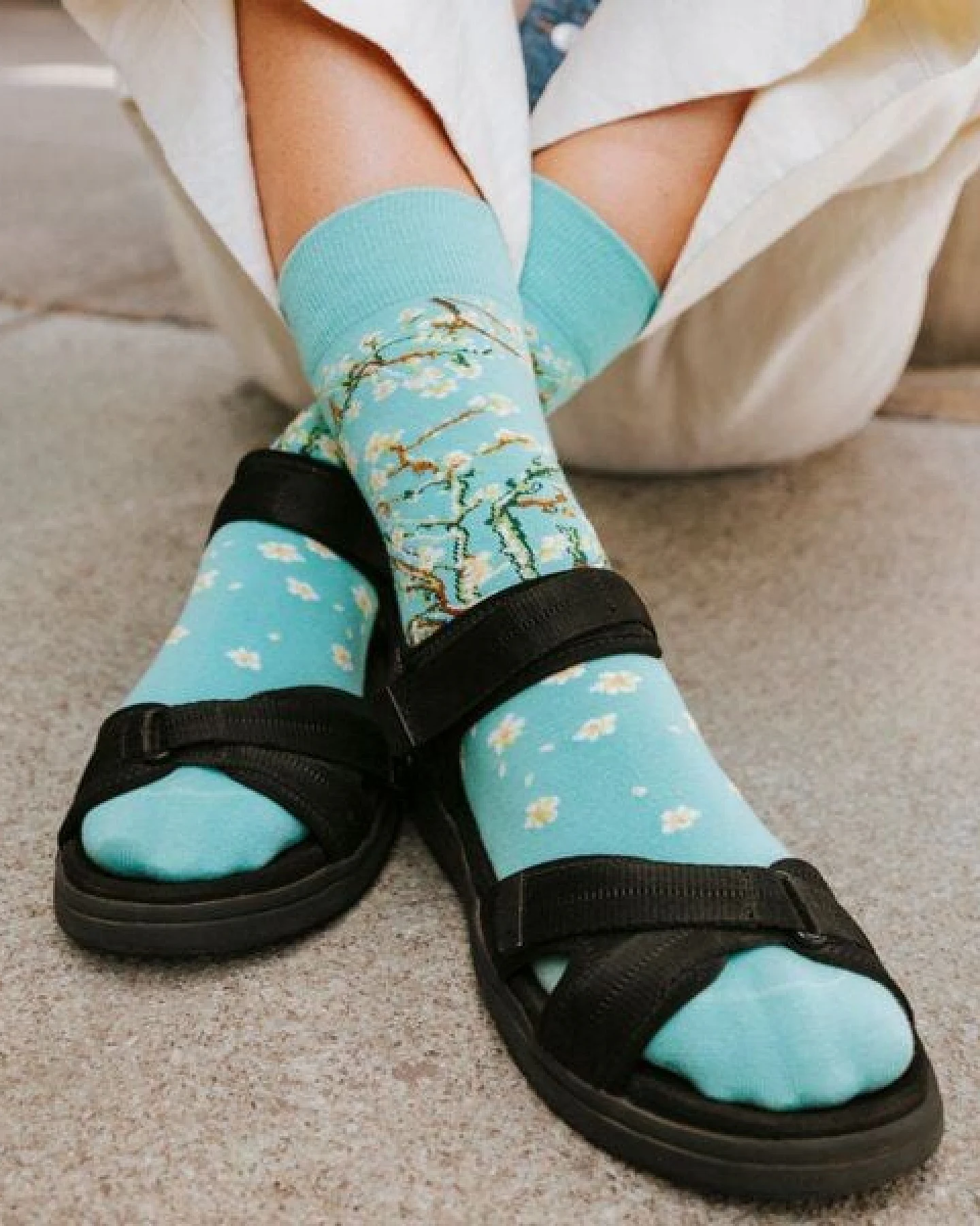 KUNSTSOKKEN Kunst Socken Set - Nahtlose Bunte Socken aus Bio-Baumwolle Mix - Witzige Socken Lustige Socken Verrückte Socken – Ansicht 4