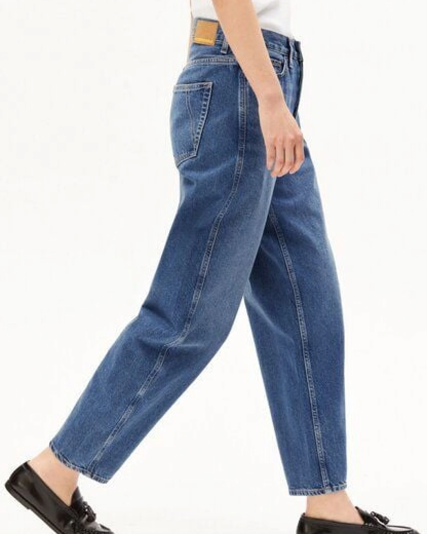 ARMEDANGELS BAARLY BARREL Damen Barrel Jeans recycelte Baumwolle – Ansicht 4
