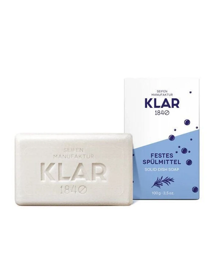Festes Spülmittel von Klar Seifen, 100g