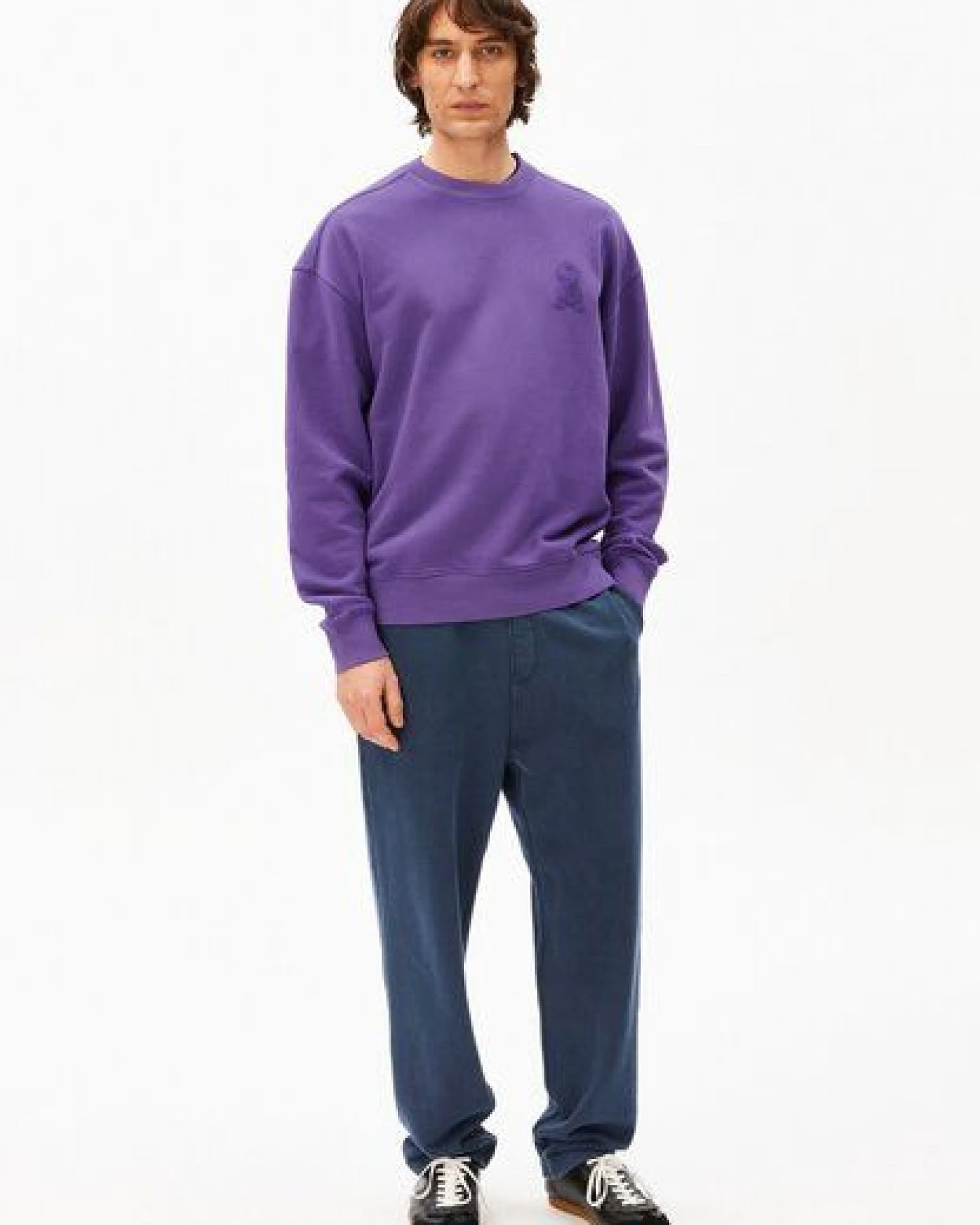 ARMEDANGELS ICONIC Å GMT DYE Herren Pullover aus Bio-Baumwolle – Ansicht 4