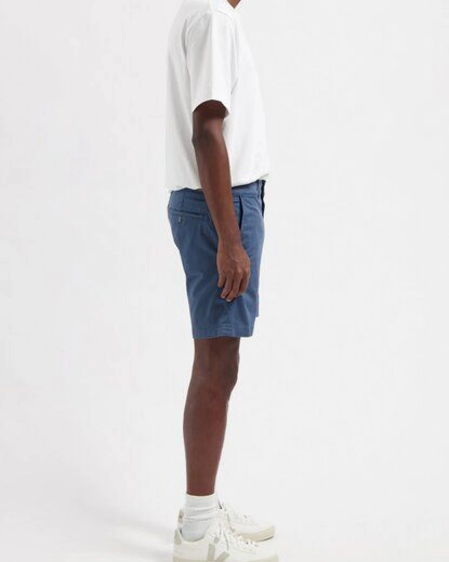 MUD Jeans Herren Shorts "Andy Short - Slate Blue" – Ansicht 2