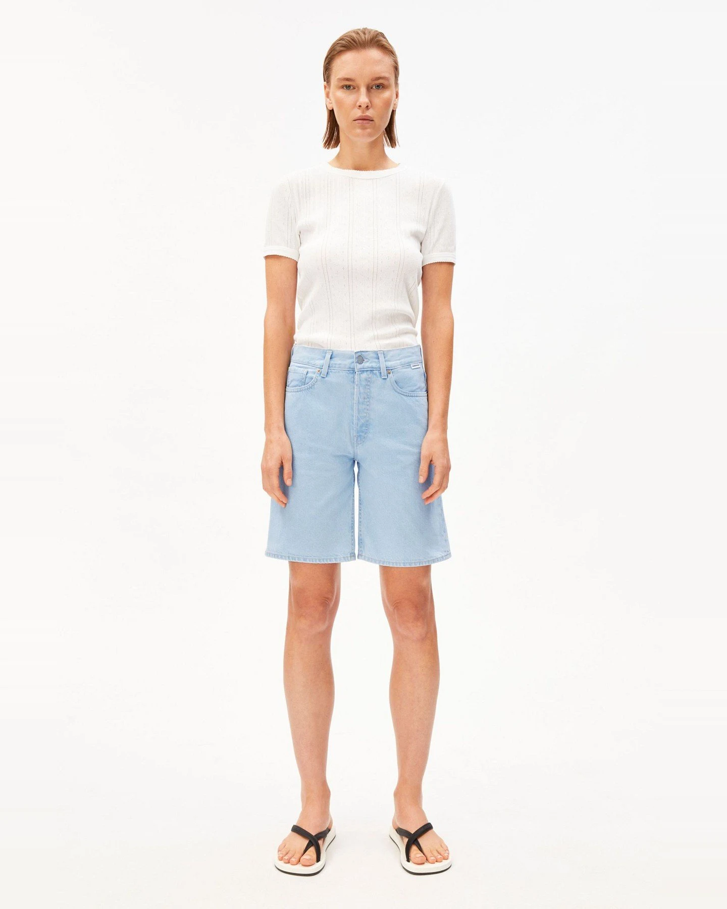 Jeansshorts Thalinaa Fresh Blue – Ansicht 3