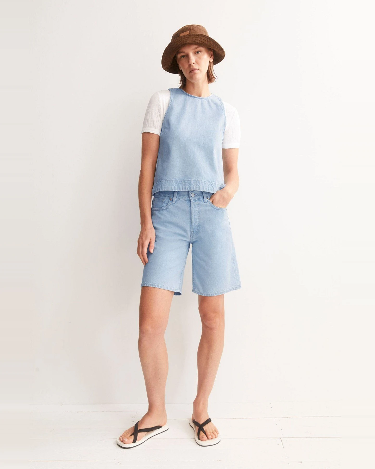Jeansshorts Thalinaa Fresh Blue – Ansicht 5