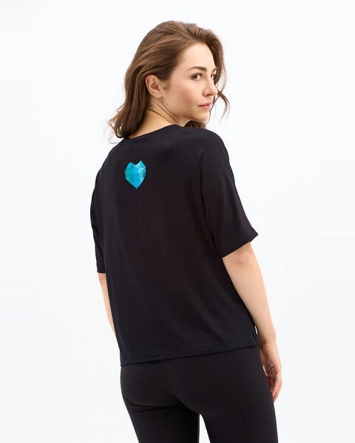 KOKOworld Shirt Soso – für Yoga & Alltag Bluse – Oversize mit V-Ausschnitt – Viskose mit Elastan – fair produziert in EU