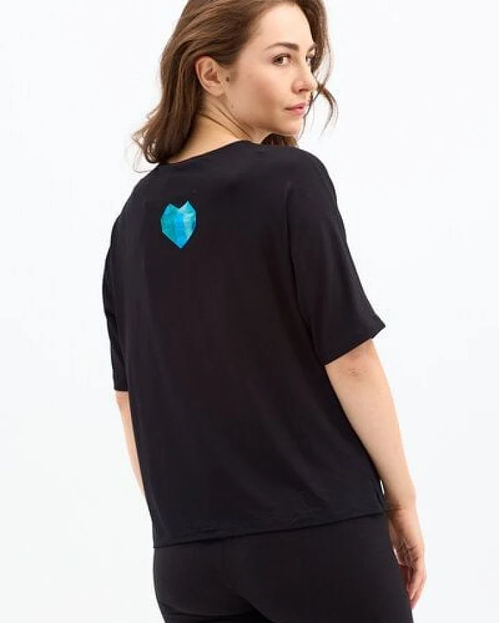 KOKOworld Shirt Soso – für Yoga & Alltag Bluse – Oversize mit V-Ausschnitt – Viskose mit Elastan – fair produziert in EU