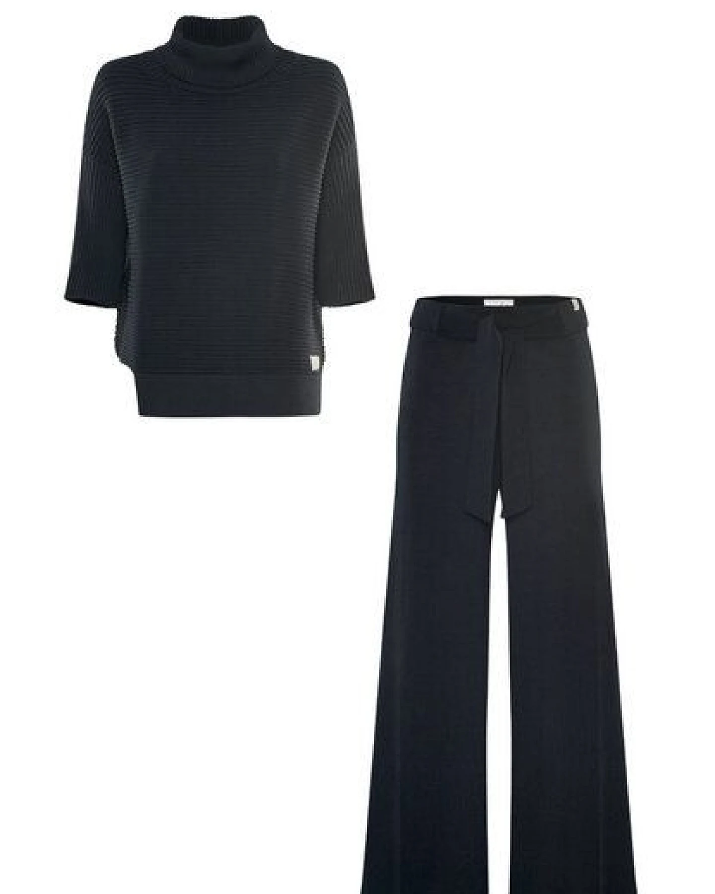 YOU LOOK PERFECT Merino Loungewear Set "Rollkragenpullover Bailey & Strickhose Bailey" – Ansicht 3