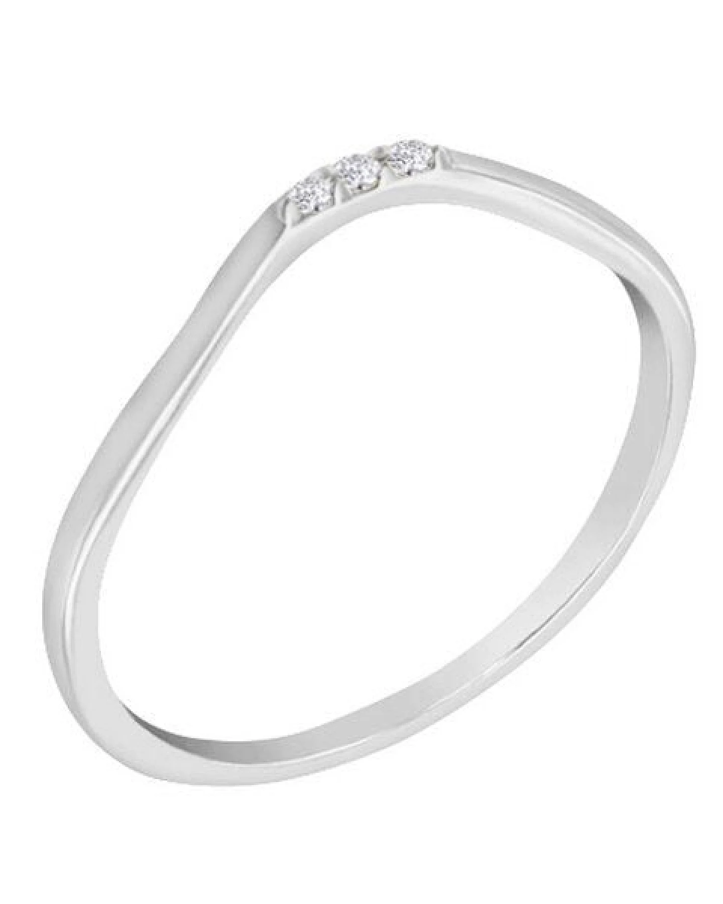 Eppi Silberring mit drei Diamanten Cason – Ansicht 4