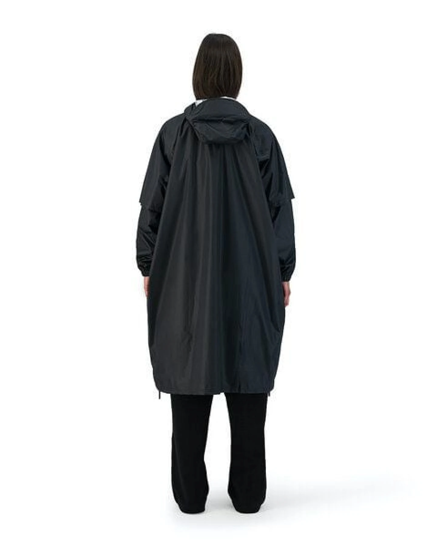 Maium Vegan Regenmantel - Unisex Poncho - aus recycelten Materialien – Ansicht 4