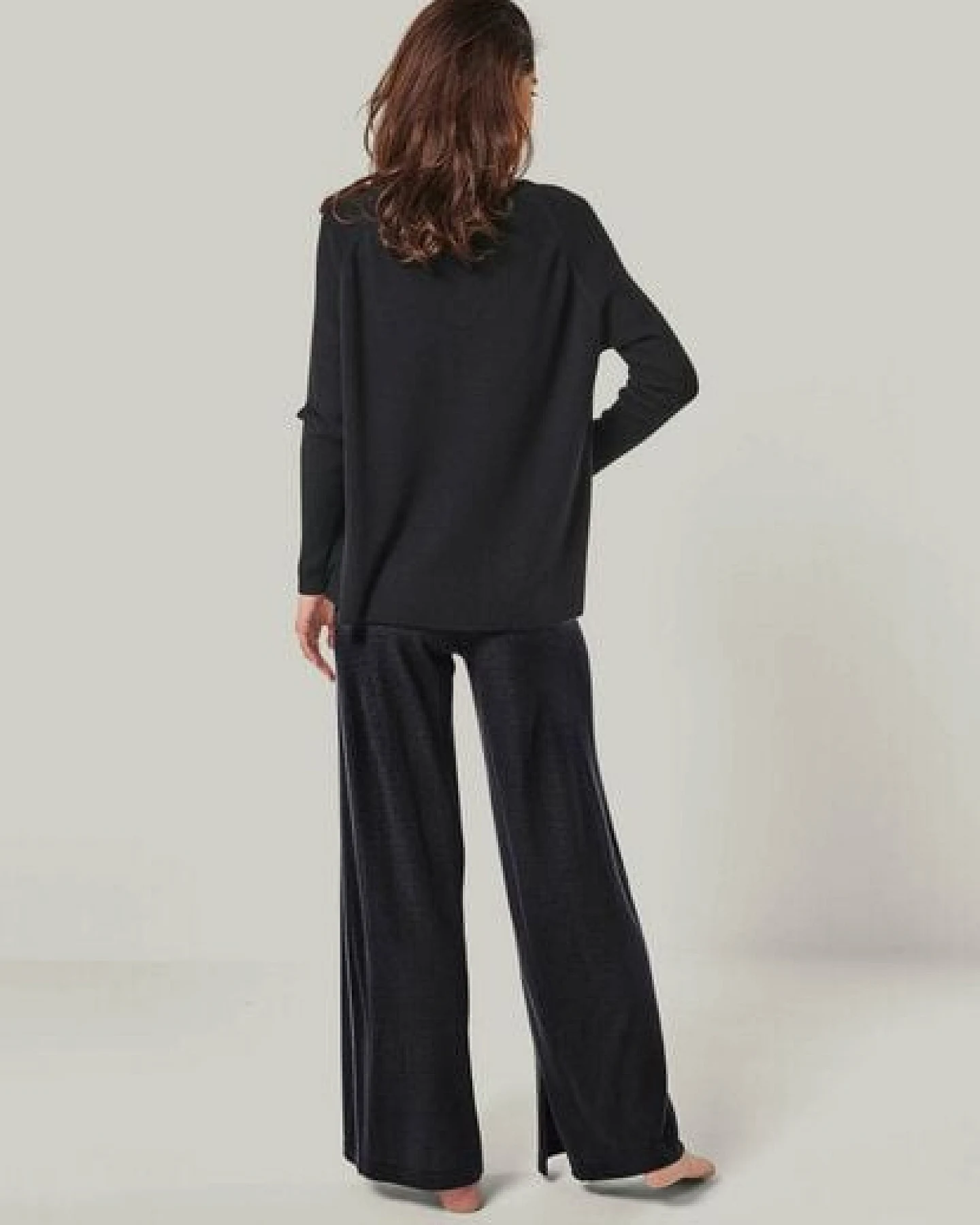 YOU LOOK PERFECT Merino Loungewear Set „Strickpullover Dorina & Strickhose Bailey" – Ansicht 4