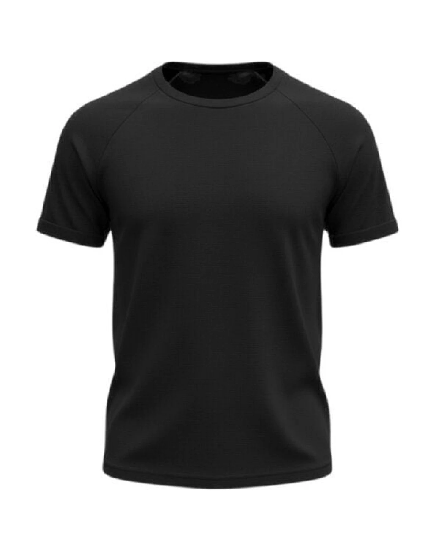 körber mode T-Shirt aus Hanf und Biobaumwolle Farbauswahl weiß, schwarz & blaugrau – Ansicht 2