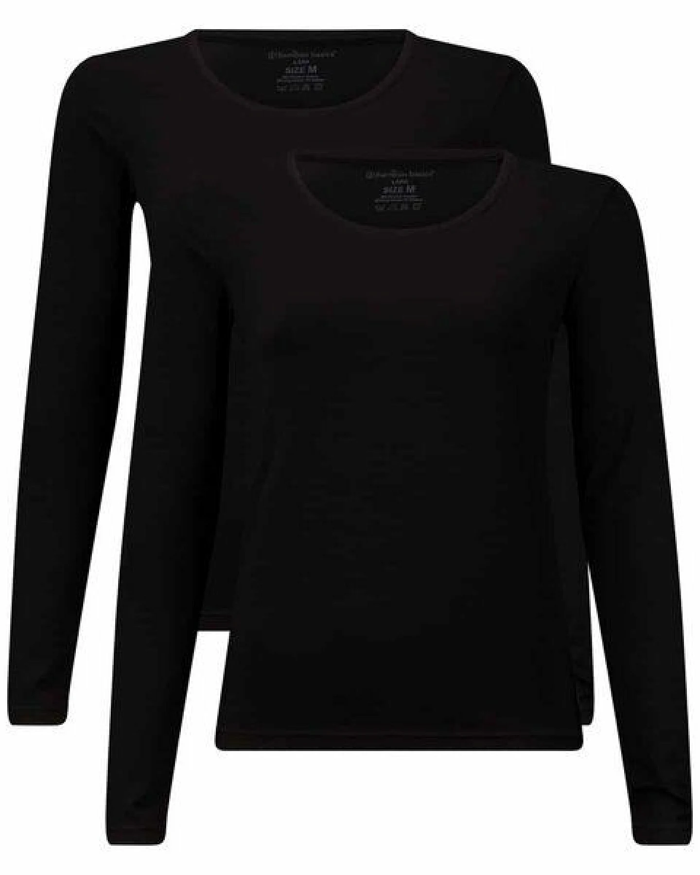 Bamboo Basics Langarm-T-Shirt Longsleeve LARA mit Bambusviskose (2er Pack) – Ansicht 2
