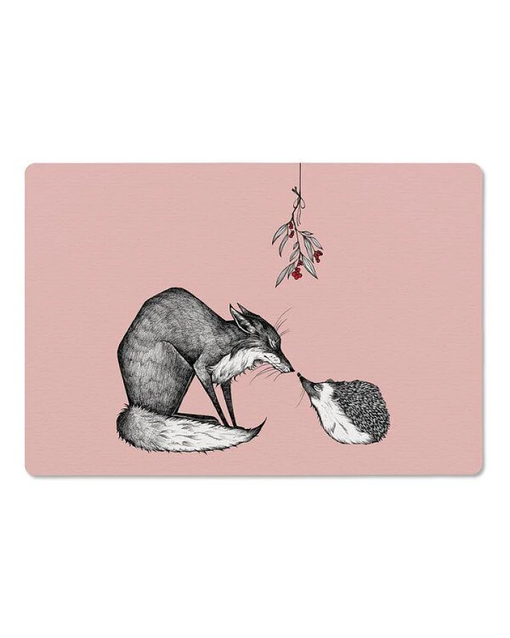 LIGARTI Holzbrettchen - Fuchs & Igel