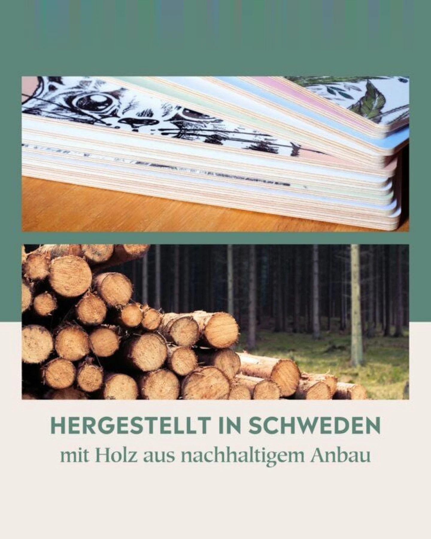 LIGARTI Holzbrettchen - Die Begegnung – Ansicht 4