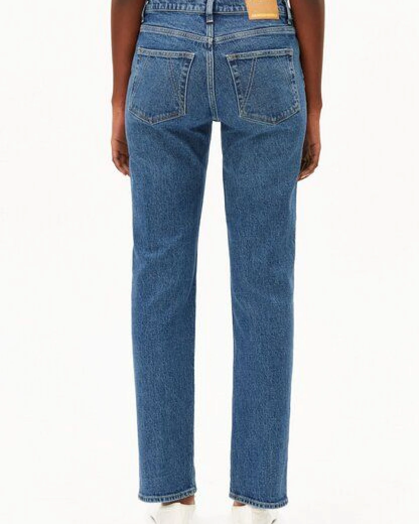 ARMEDANGELS CARENAA Damen Straight Jeans Bio-Baumwoll Mix Comfort Stretch – Ansicht 2