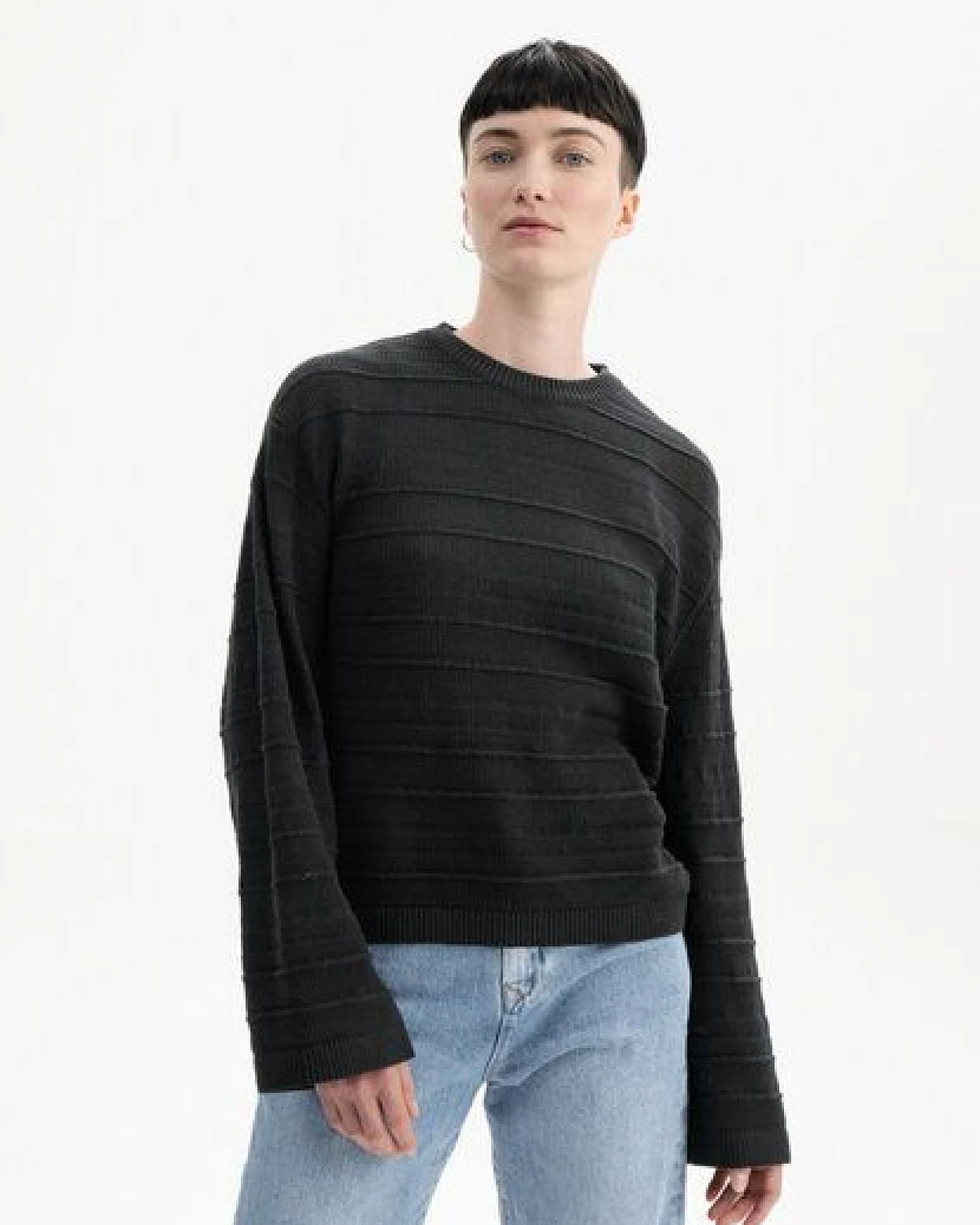 Strukturierter Strickpullover JALIDI – Ansicht 2