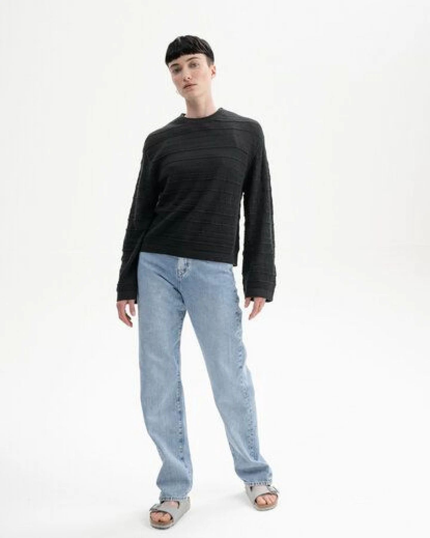 Strukturierter Strickpullover JALIDI – Ansicht 4