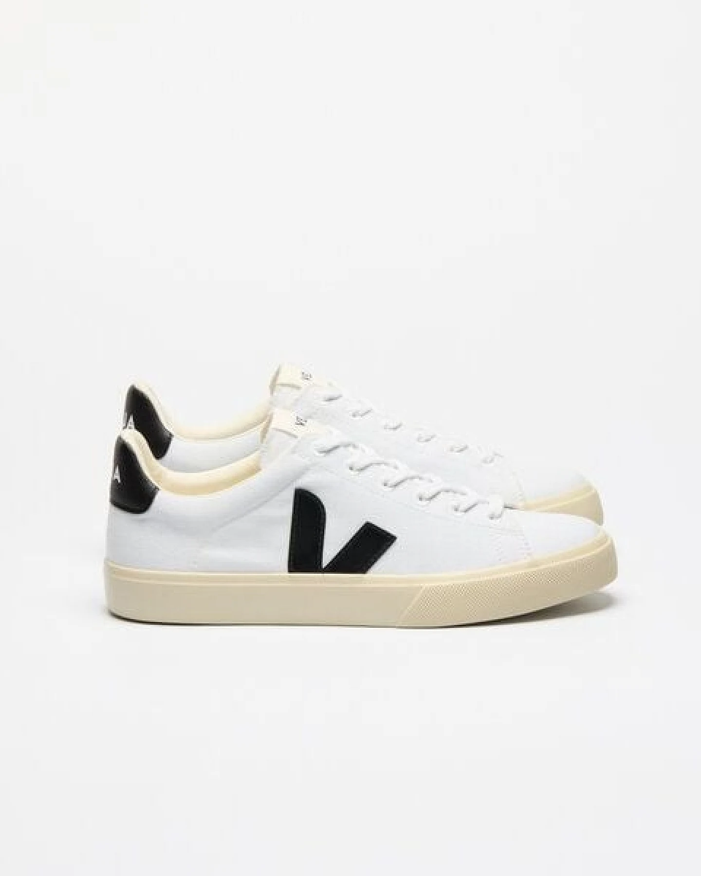 Veja Vegane Damen-Sneakers Campo CANVAS White Black – Ansicht 4