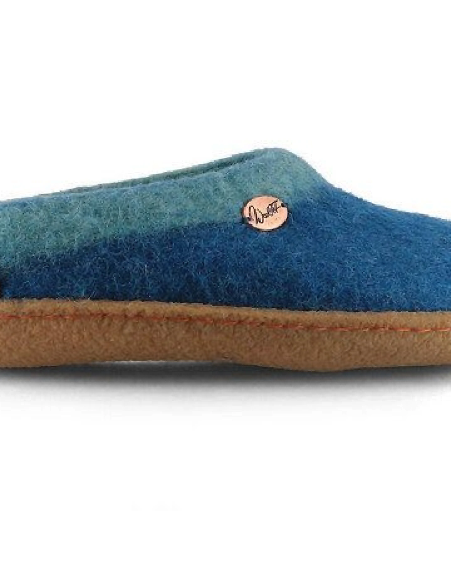 WoolFit Sherpa Barfuß-Hausschuhe unisex Filz-Pantoffeln mit Naturgummisohle, nachhaltig aus 100% Wolle – Ansicht 2