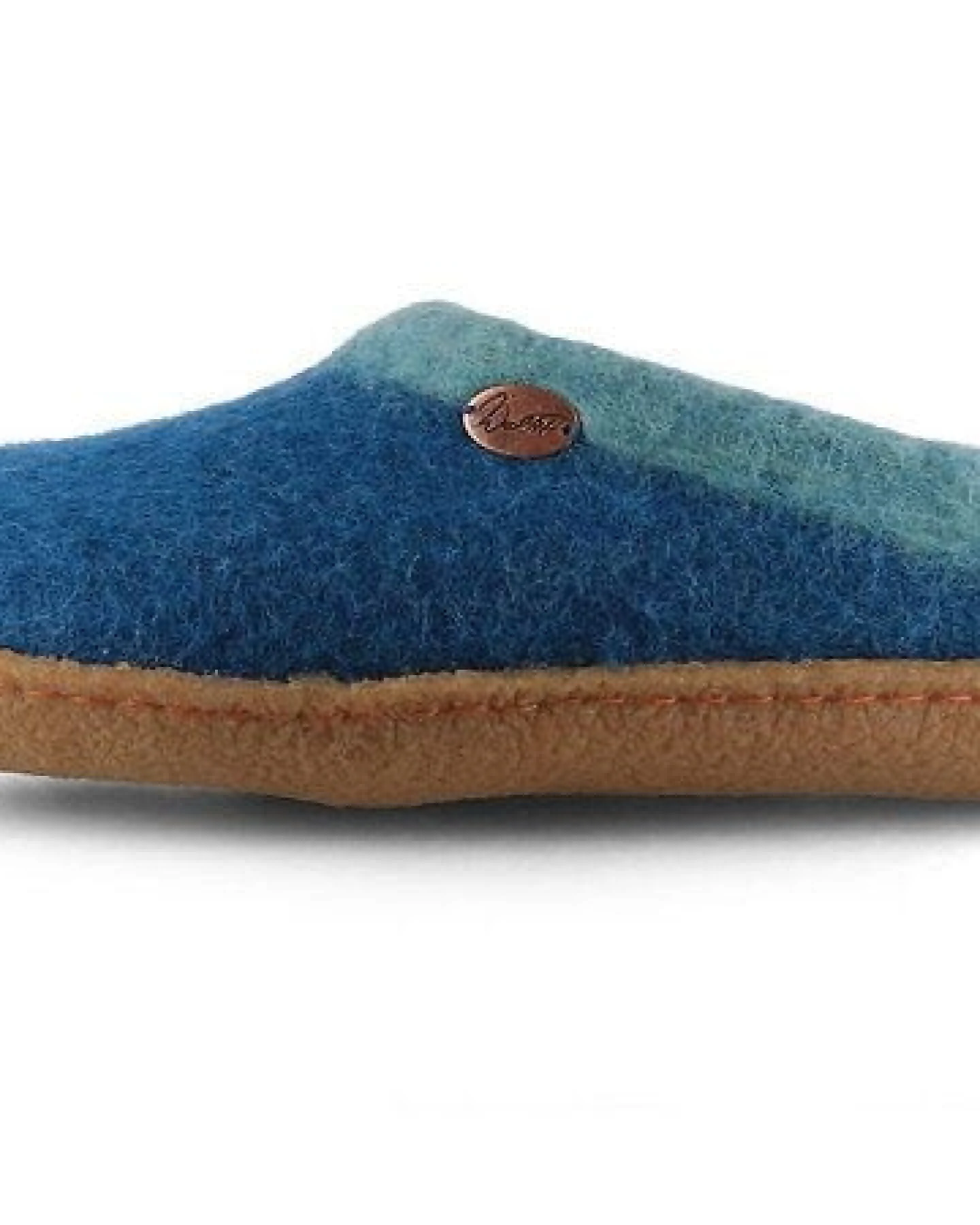 WoolFit Sherpa Barfuß-Hausschuhe unisex Filz-Pantoffeln mit Naturgummisohle, nachhaltig aus 100% Wolle – Ansicht 3