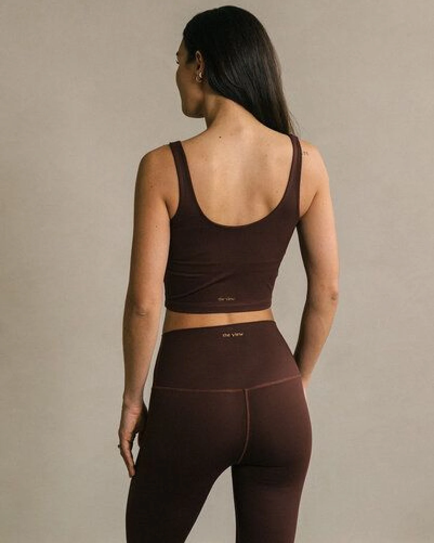 The View Yoga Iris Top Brown – Ansicht 2