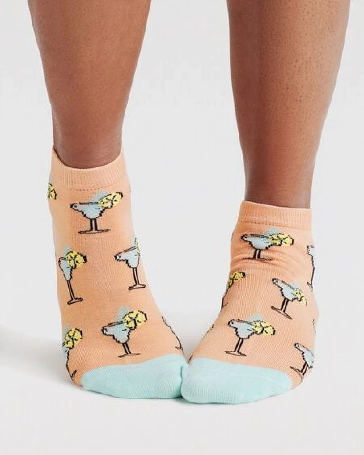 Thought Sneaker-Socken Dixie Cocktail Tangerine Orange – Ansicht 2