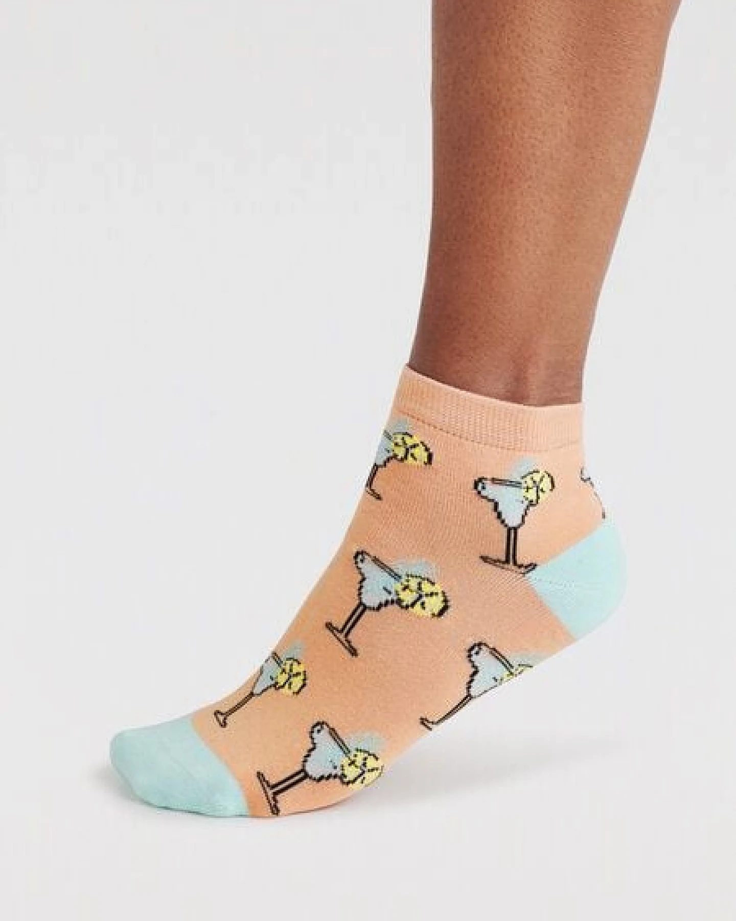 Thought Sneaker-Socken Dixie Cocktail Tangerine Orange – Ansicht 3
