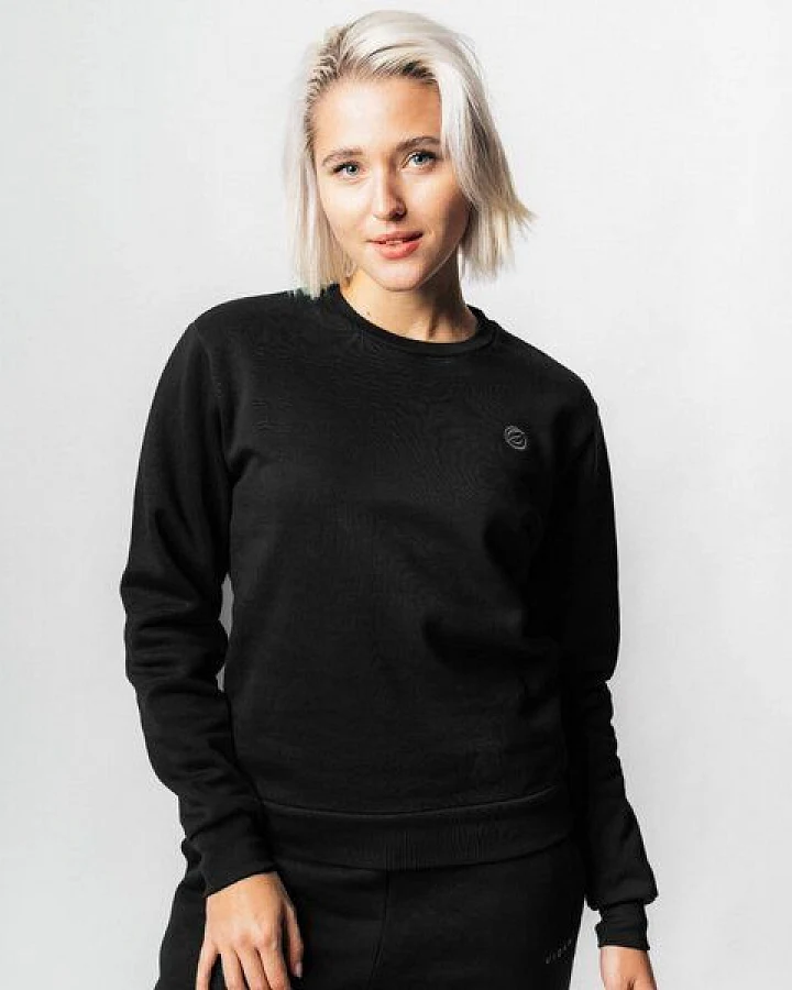 VIDAR Sport Natural Crewneck Sweater Damen aus TENCEL Modal & Bio-Baumwolle