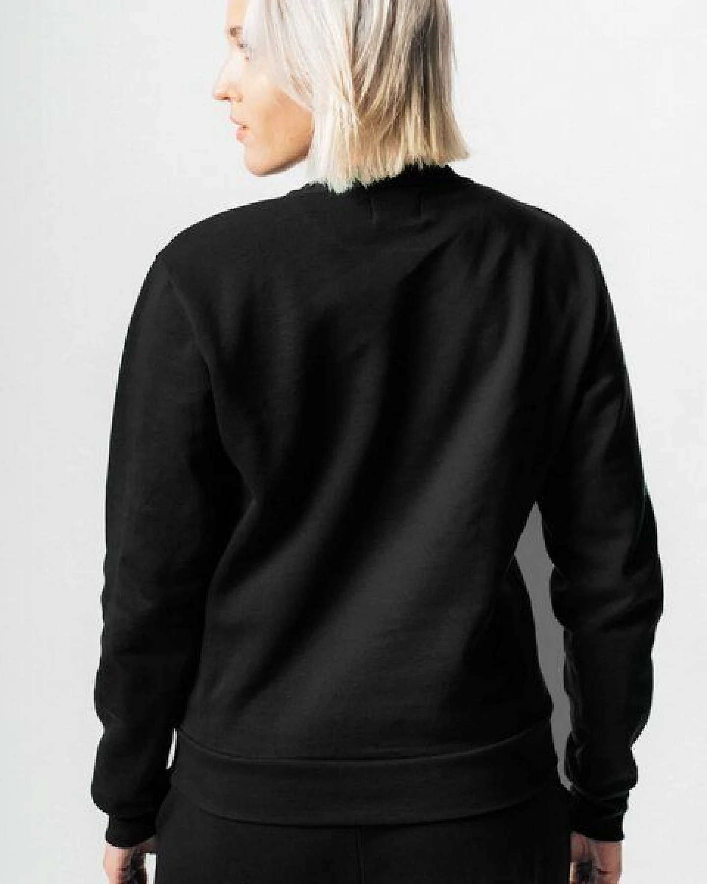 VIDAR Sport Natural Crewneck Sweater Damen aus TENCEL Modal & Bio-Baumwolle – Ansicht 3