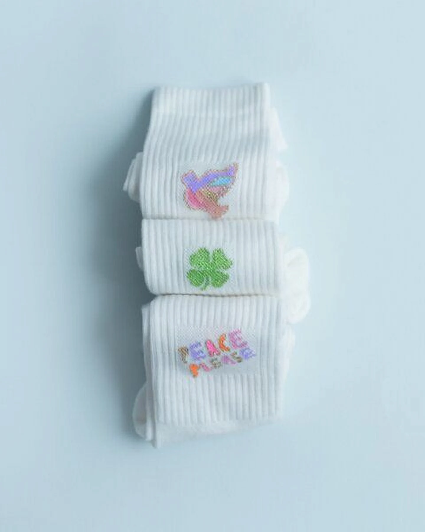Socken "Ooley Icon Lucky" aus Biobaumwolle made in Italy – Ansicht 2