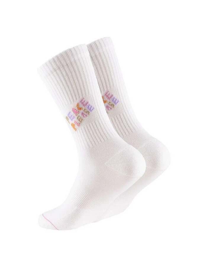 Socken "Ooley Icon - Peace Please" aus Biobaumwolle made in Italy