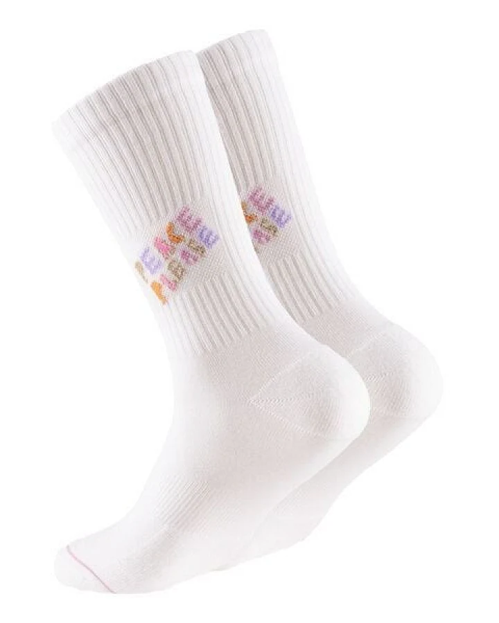 Socken "Ooley Lilly Ice Cream" aus Biobaumwolle made in Italy