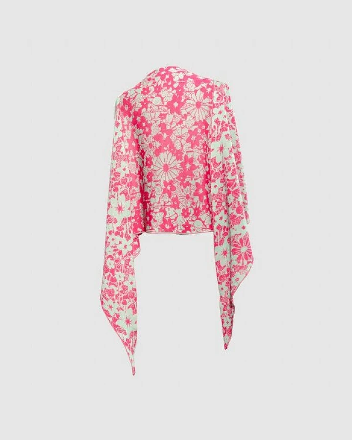 LANARTO slow fashion Schultertuch Aloha aus 100% Bio-Baumwolle Feinstrick made in germany