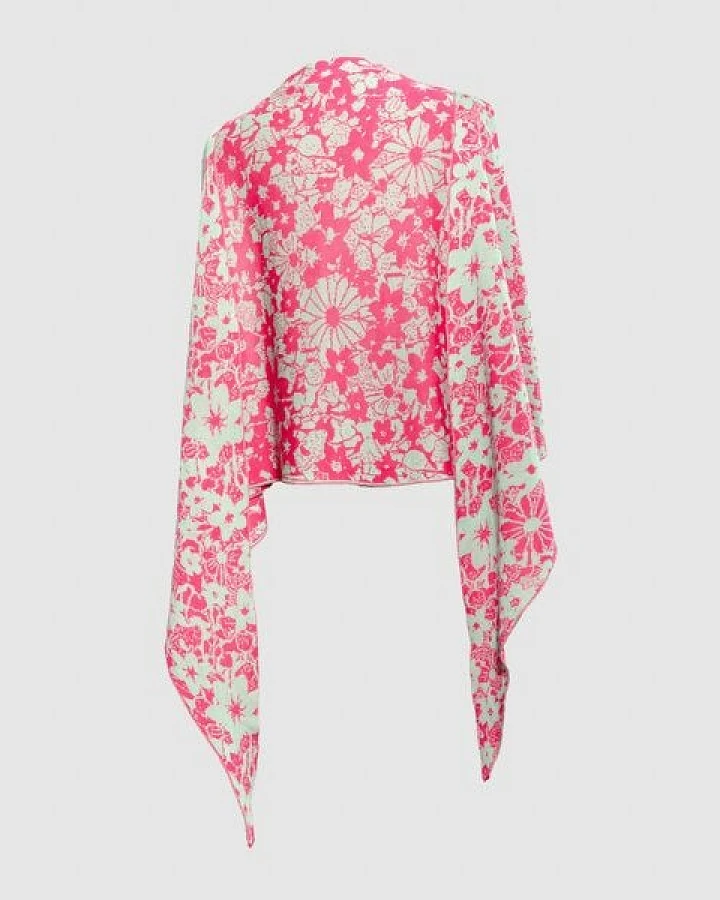 LANARTO slow fashion Schultertuch Aloha aus 100% Bio-Baumwolle Feinstrick made in germany