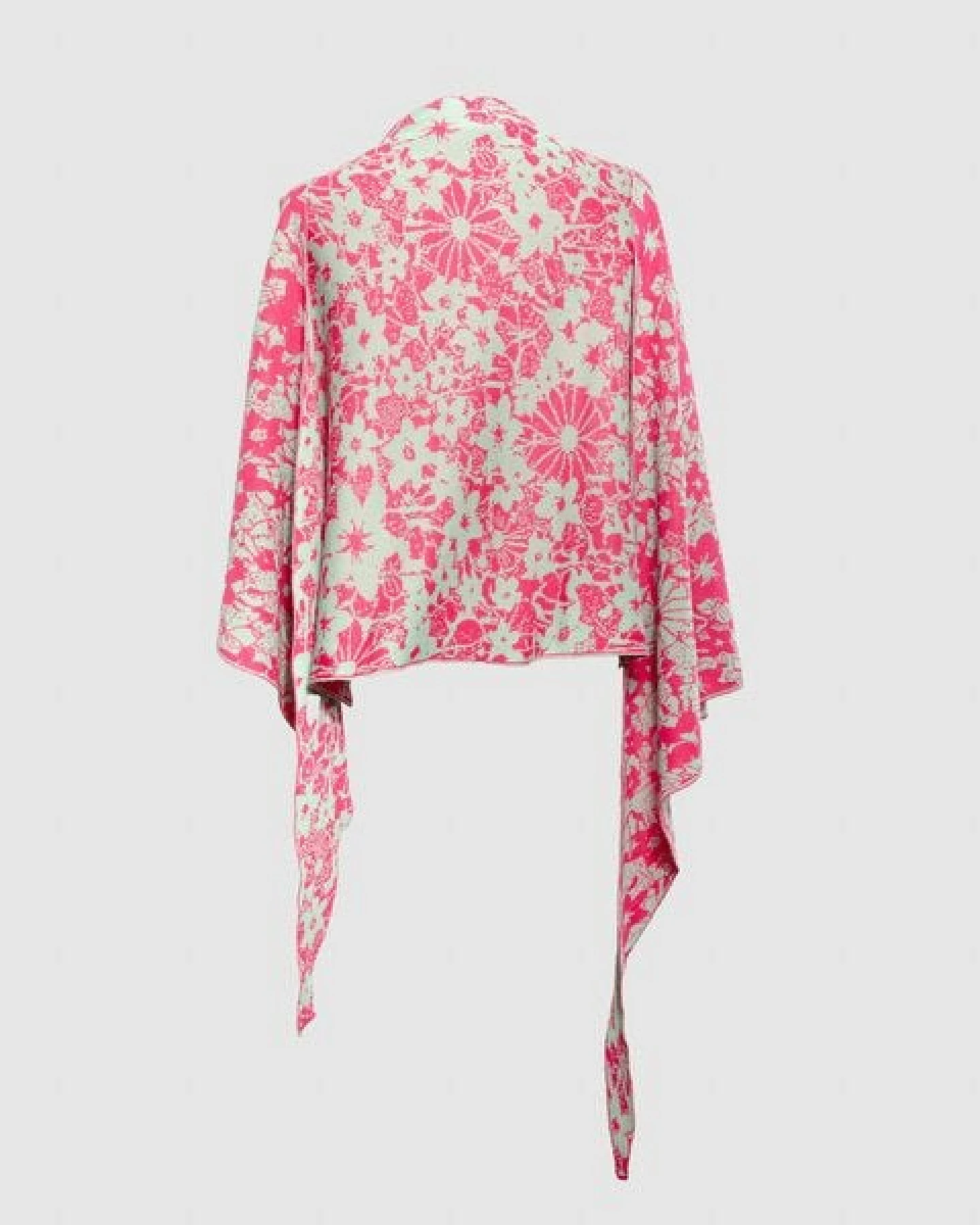 LANARTO slow fashion Schultertuch Aloha aus 100% Bio-Baumwolle Feinstrick made in germany – Ansicht 3