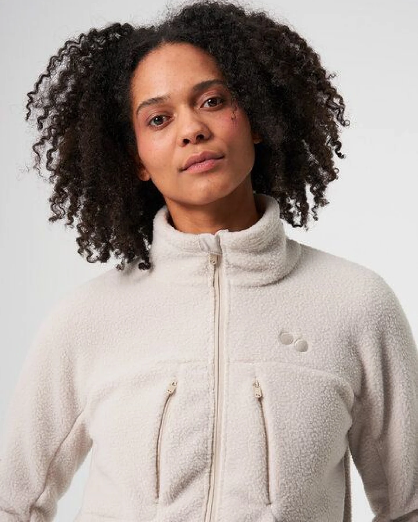 pinqponq Fleecejacke aus recykeltem Polyester – Ansicht 4