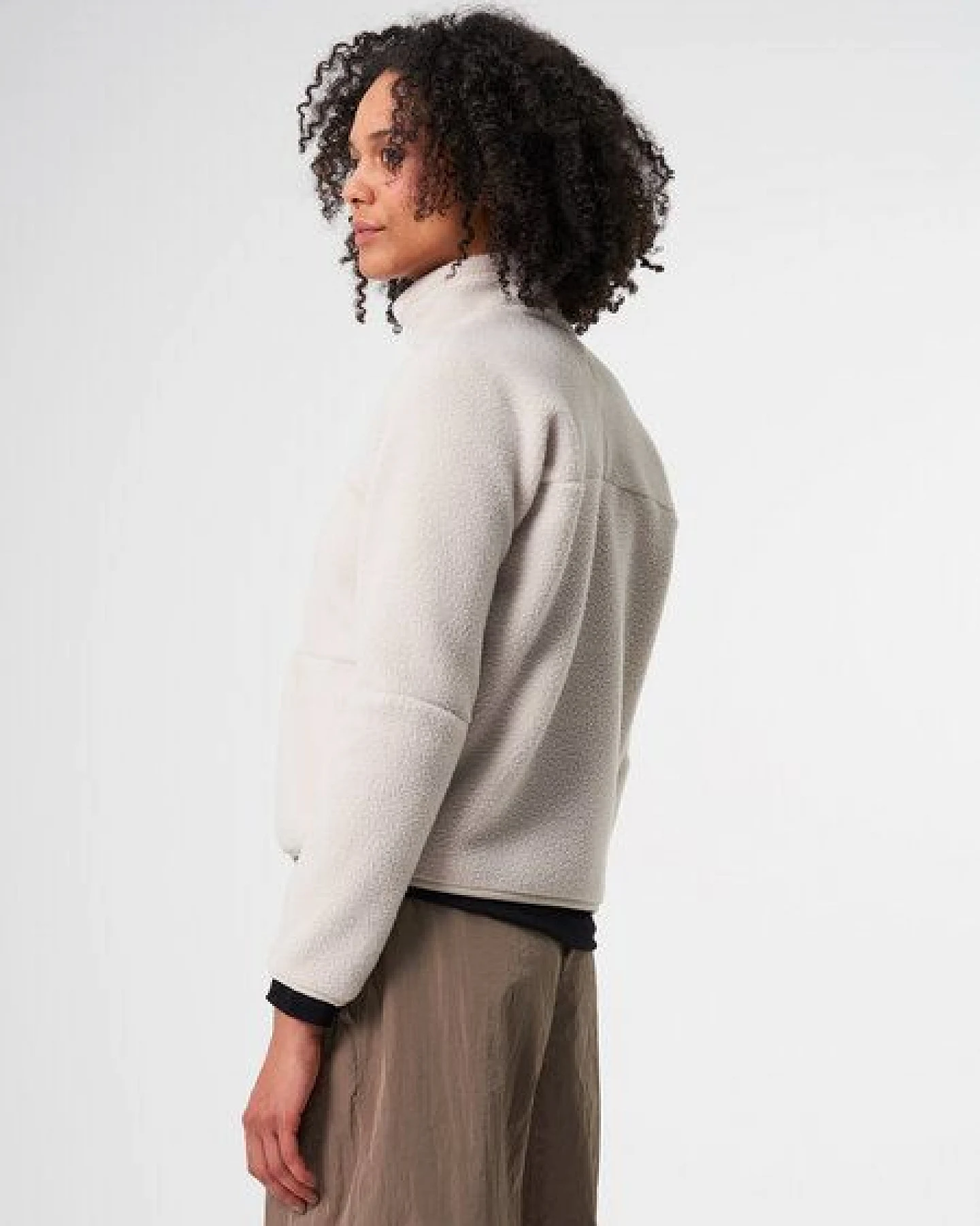 pinqponq Fleecejacke aus recykeltem Polyester – Ansicht 3