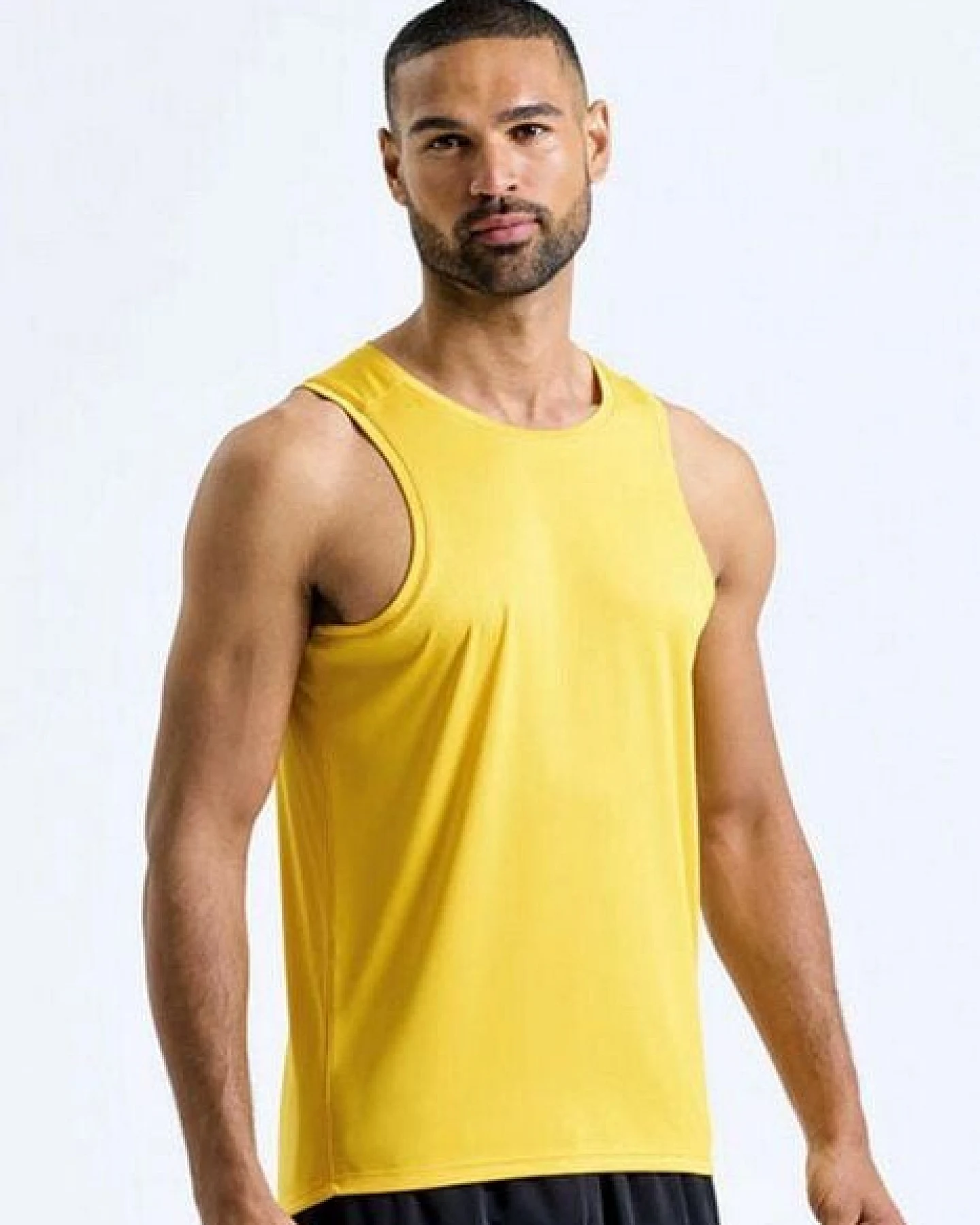 Recyceltes Herren Tank Top Recycled Performance Vest Atmungsaktiv TriDri® Ion-Charge – Ansicht 2