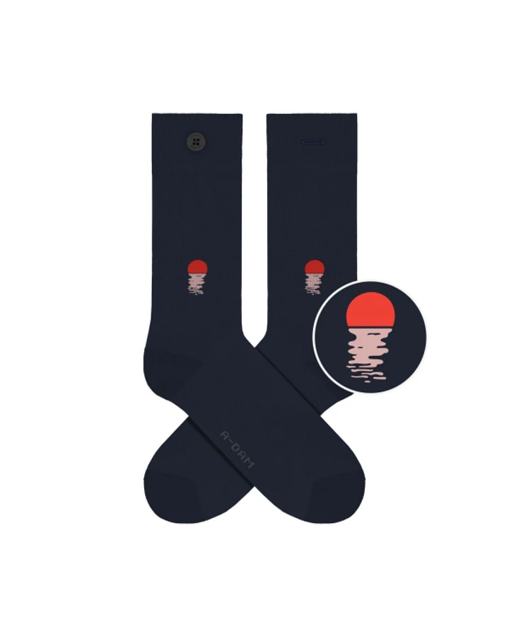 Socken Casual Navy Sunset Blau